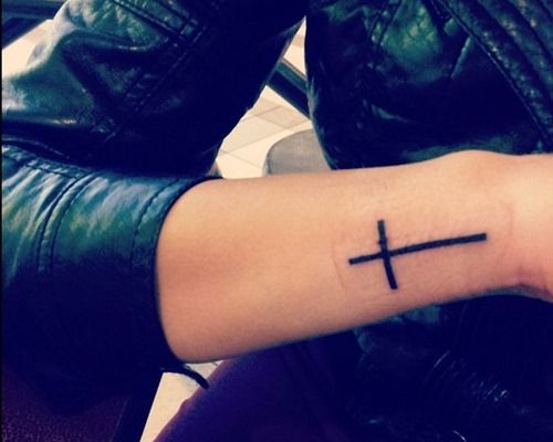 Anchor Cross Wrist Tattoo - wide 6