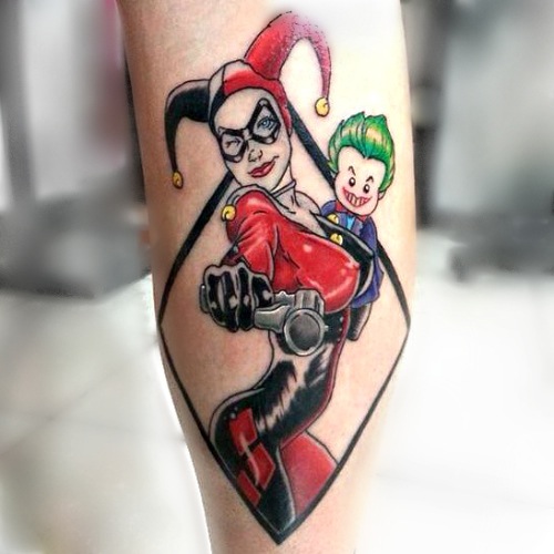 Harley Quinn Tattoo Designs, Ideas and Meaning | Tattoos For You