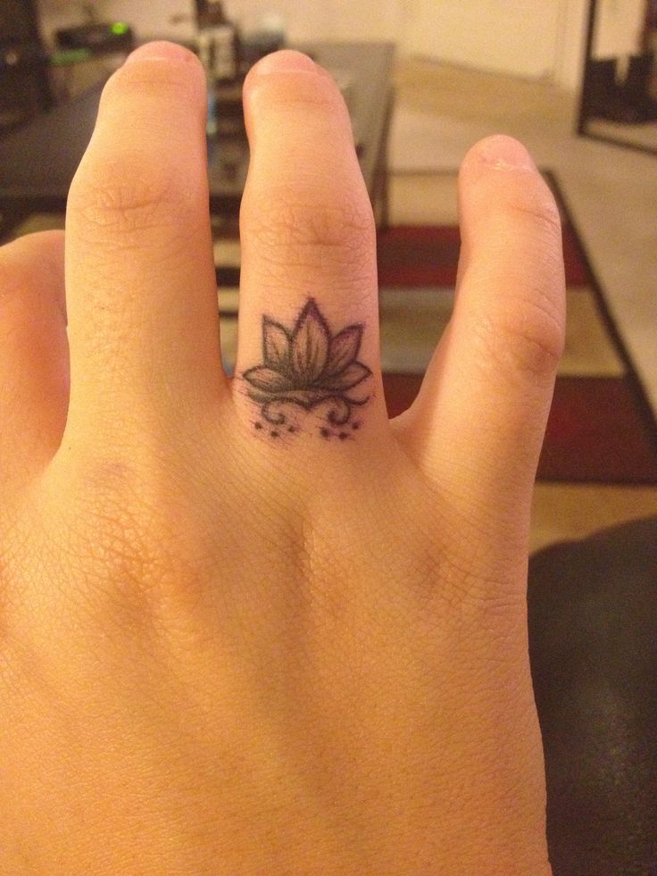 Lotus Finger Tattoo Designs, Ideas and Meaning | Tattoos ...