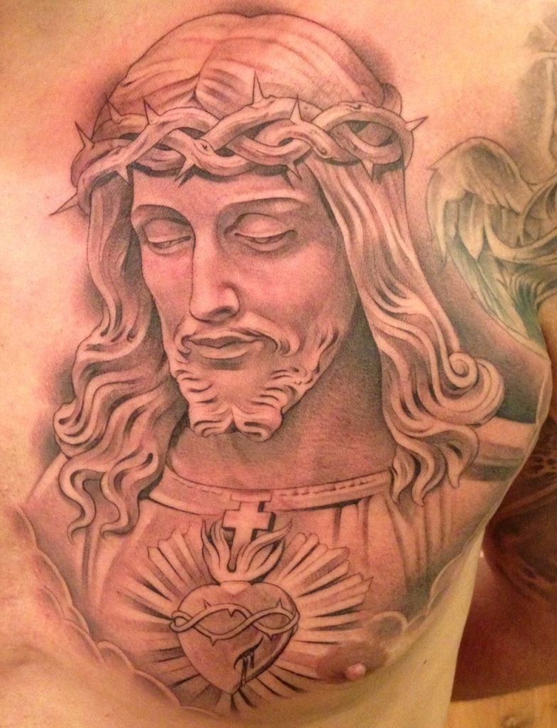 Religious Chest Tattoos Designs Ideas And Meaning Tattoos For You