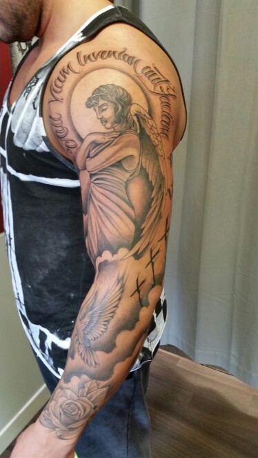 Religious Tattoos Sleeve