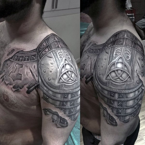 10 Best Celtic Armor Tattoo IdeasCollected By Daily Hind News