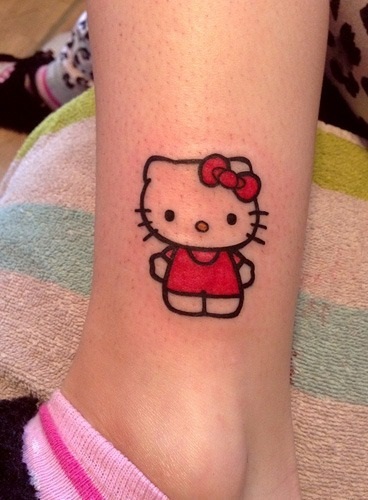 Small Hello Kitty Tattoo | Hello Kitty Stuff