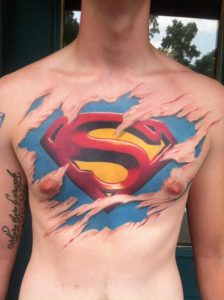 Superman Chest Tattoo Designs, Ideas and Meaning | Tattoos For You