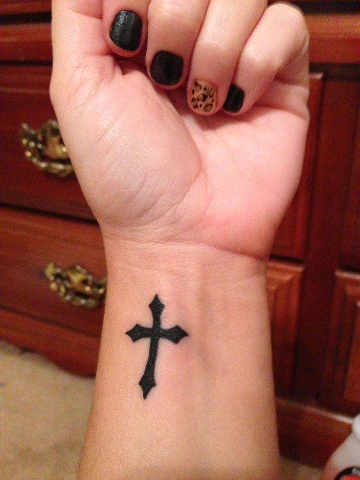 Cross Tattoos on Wrist Designs, Ideas and Meaning - Tattoos For You