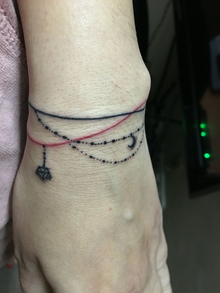 Beautiful bracelet tattoo for women by @sandra.hobe_nadelstiltattoo - Wrap  around bracelet tatt… | Wrist bracelet tattoo, Wrap around wrist tattoos, Tattoo  bracelet