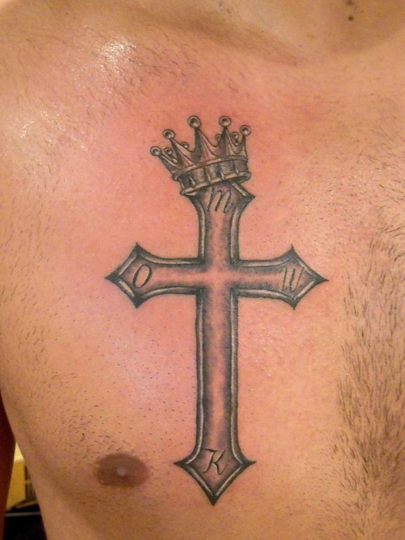 Cross Chest Tattoos Designs, Ideas and Meaning - Tattoos For You