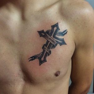 Cross Chest Tattoos Designs, Ideas and Meaning | Tattoos ...