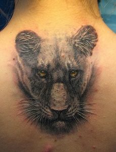 Lioness Head Tattoo