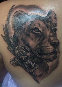 Lioness Tattoo Design