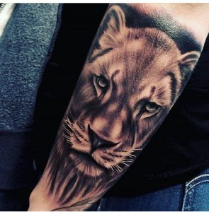 Lioness Tattoo Images