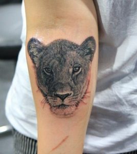 Lioness Tattoo for Women