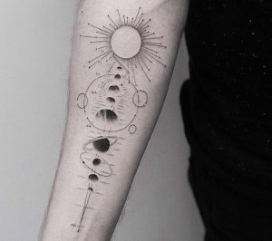 Planet Tattoo Designs, Ideas and Meaning | Tattoos For You