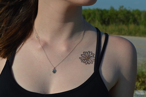 Girl Chest Tattoo Ideas