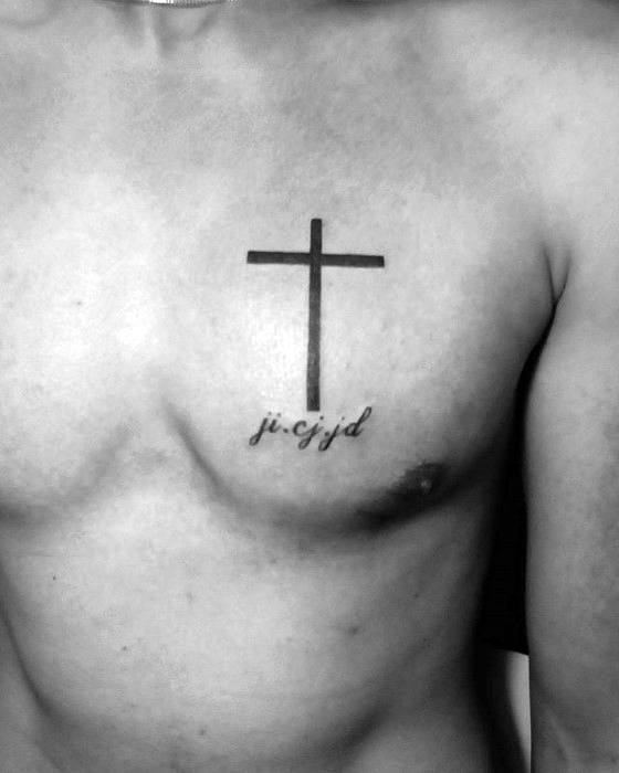 Cross Chest Tattoos Designs Ideas And Meaning Tattoos For You