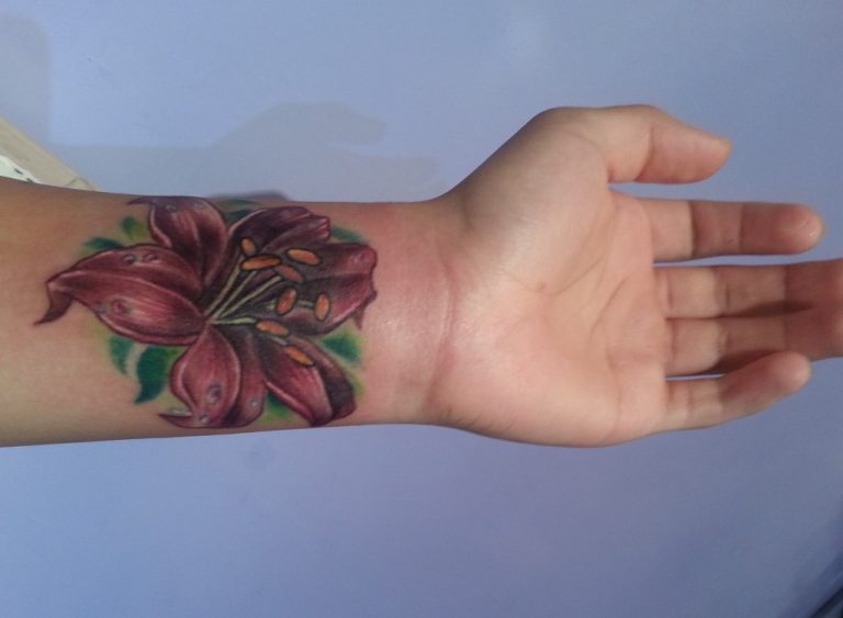 Small Flower Wrist Tattoos - wide 8
