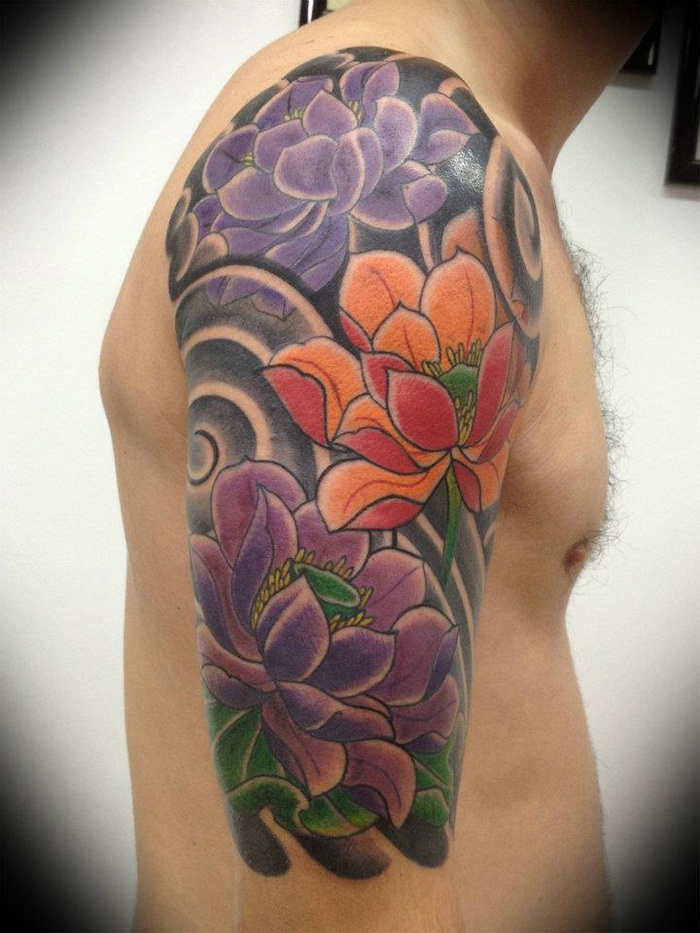 Flower Tattoo Men Designs Ideas and Meaning Tattoos For You