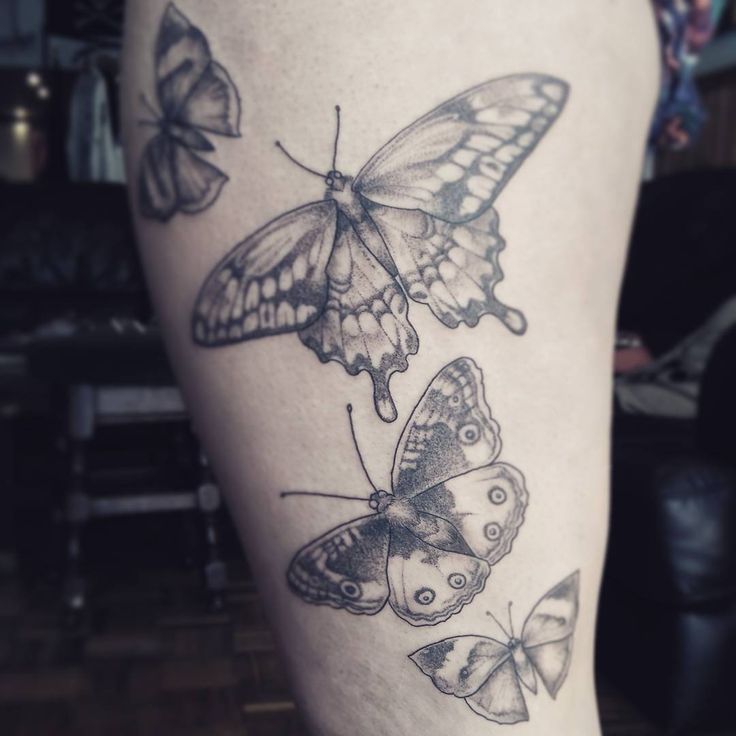 Butterfly Thigh Tattoos Designs, Ideas and Meaning ...