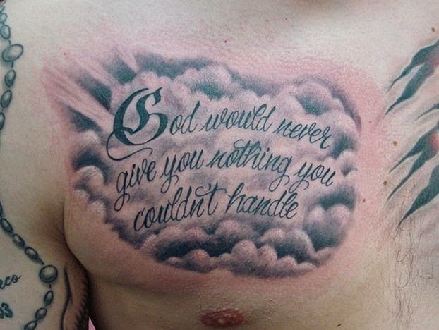 2. Meaningful Chest Tattoos for Guys - wide 6