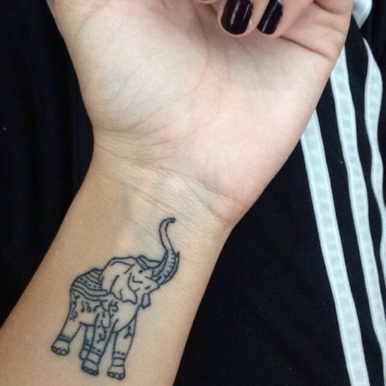 Elephant Wrist Tattoo Designs, Ideas and Meaning - Tattoos For You