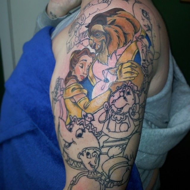 Disney Tattoo Sleeve Designs Ideas And Meaning Tattoos For You