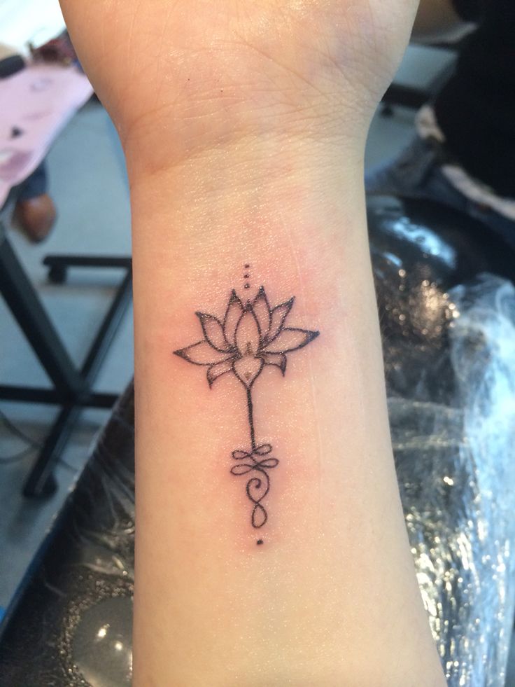 Lotus Flower Tattoo Wrist Designs, Ideas and Meaning