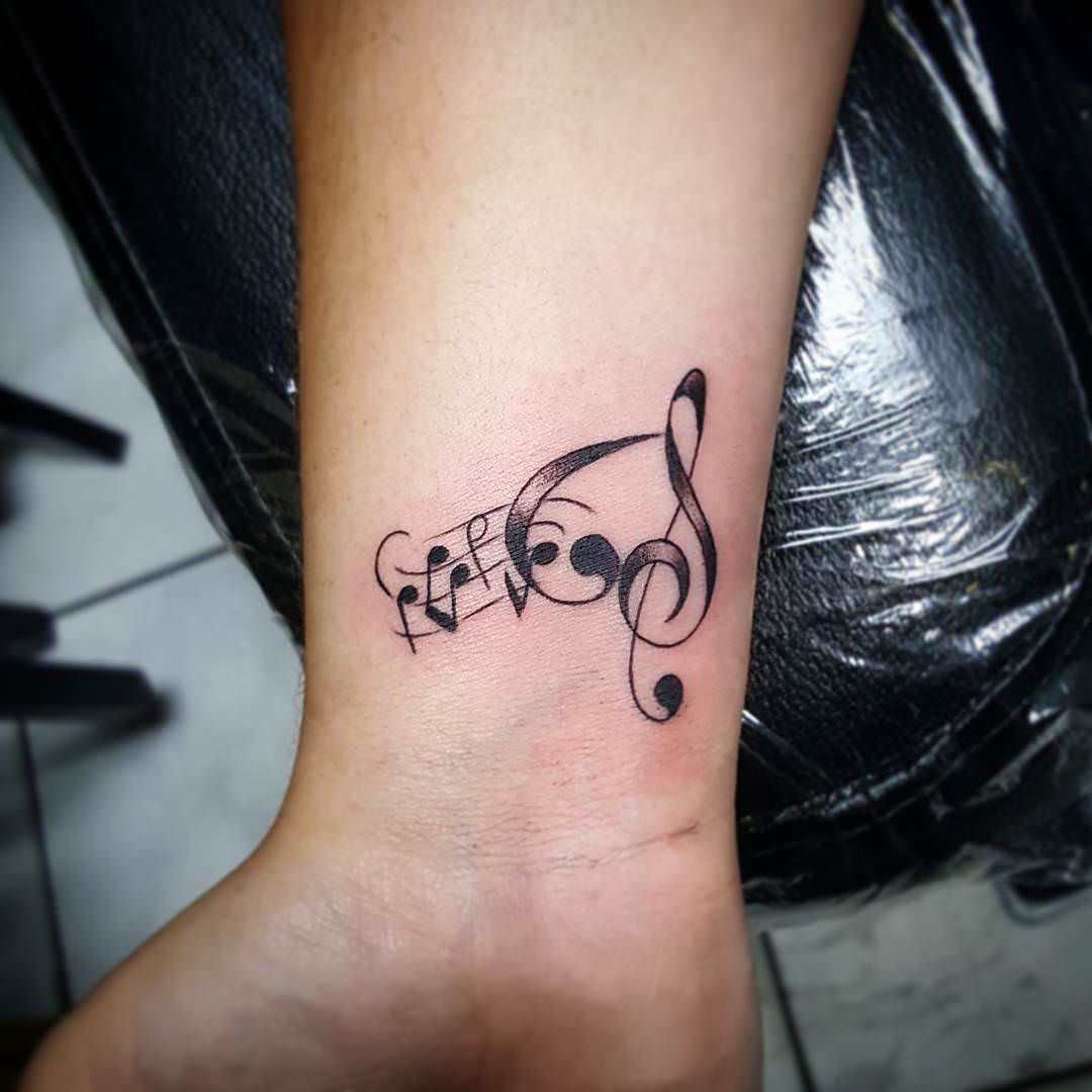 tattoos for women music