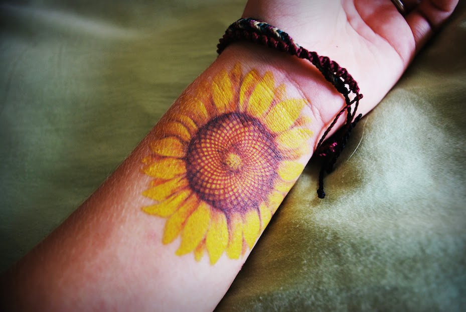 Sunflower Wrist Tattoo Designs, Ideas and Meaning | Tattoos For You