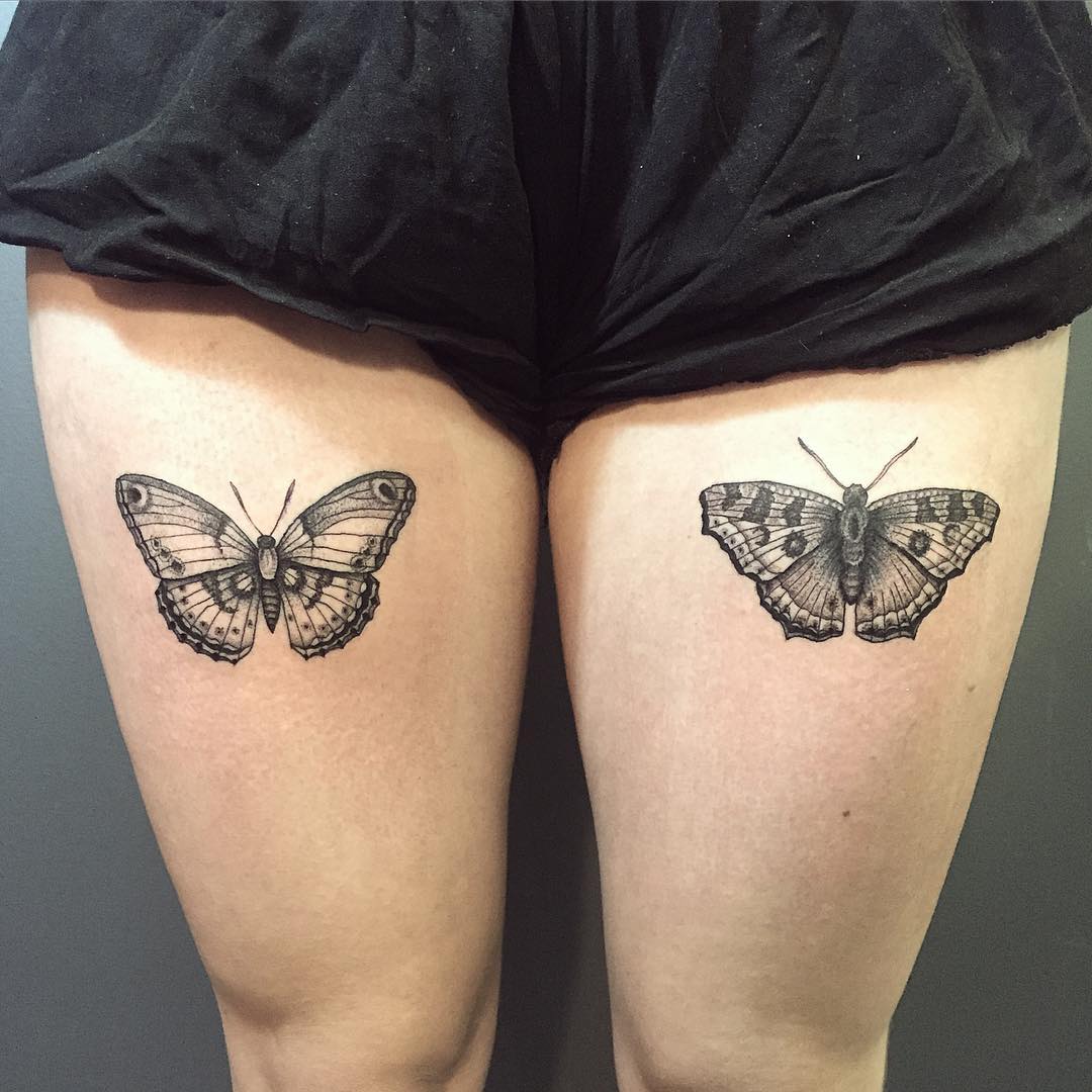 Butterfly Thigh Tattoos Designs, Ideas and Meaning Tattoos For You