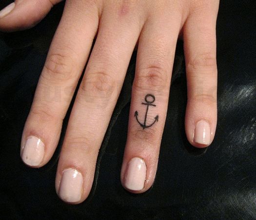 Anchor Tattoo on Finger Designs, Ideas and Meaning ...