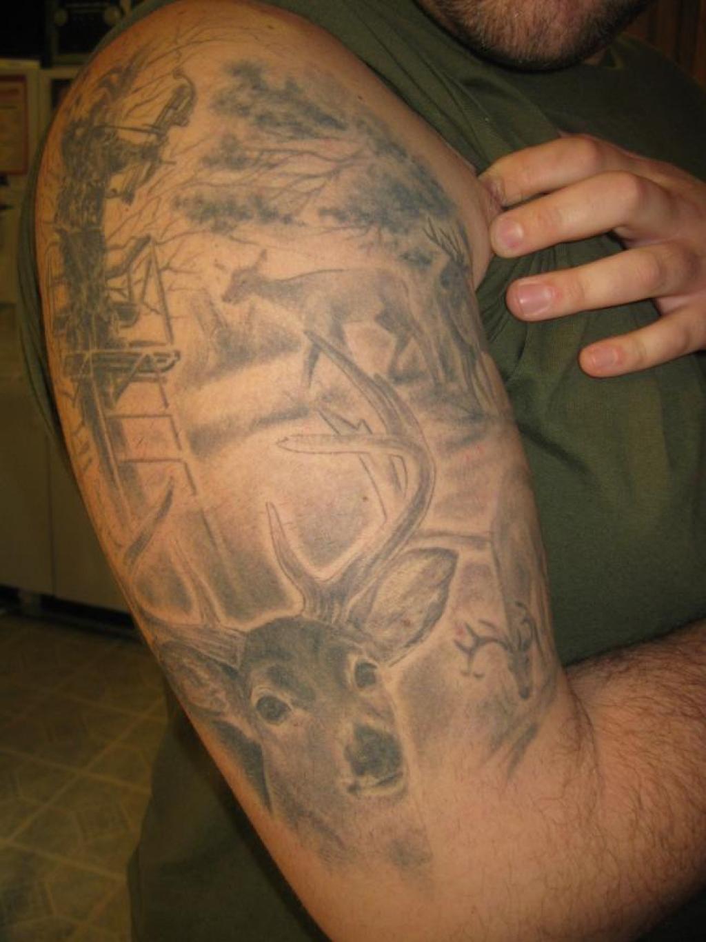 Hunting Sleeve Tattoo Designs, Ideas and Meaning | Tattoos For You