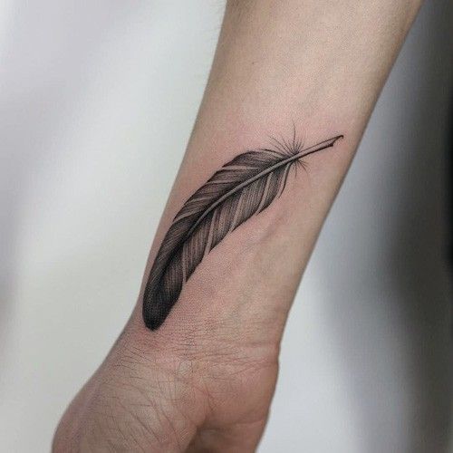Feather Wrist Tattoo Designs, Ideas and Meaning - Tattoos For You