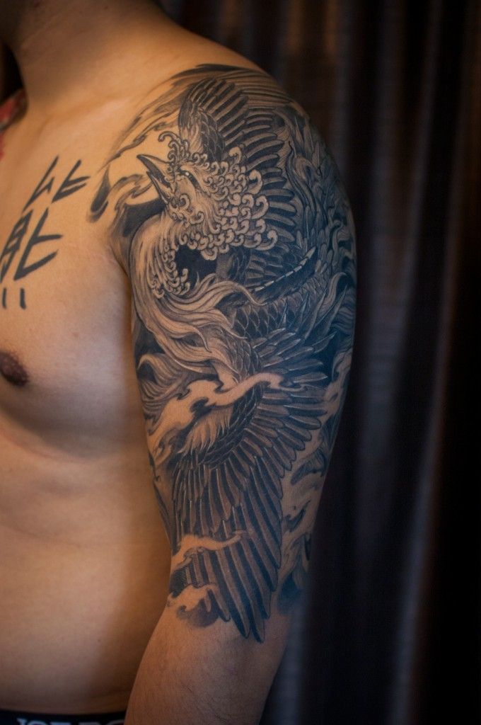 Phoenix Tattoo Sleeve Designs, Ideas and Meaning - Tattoos For You