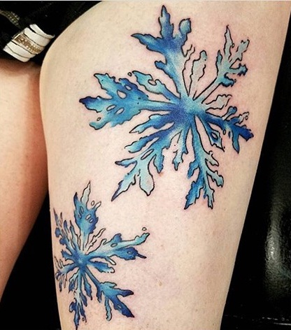 snowflake' in Watercolor Tattoos • Search in +1.3M Tattoos Now • Tattoodo