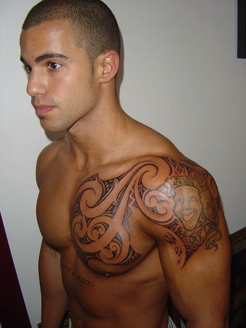Chest Shoulder Tattoo Designs, Ideas and Meaning - Tattoos For You