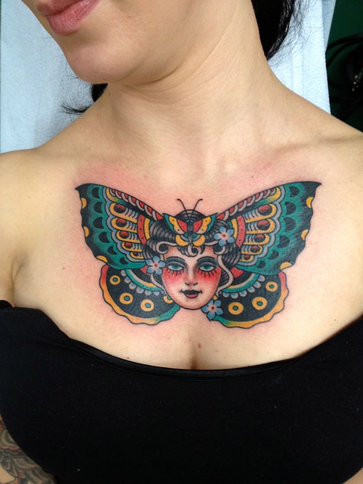 Chest Tattoos for Women Designs, Ideas and Meaning - Tattoos For You