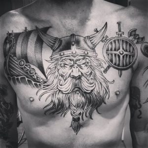 Viking Chest Tattoo Designs, Ideas and Meaning - Tattoos For You