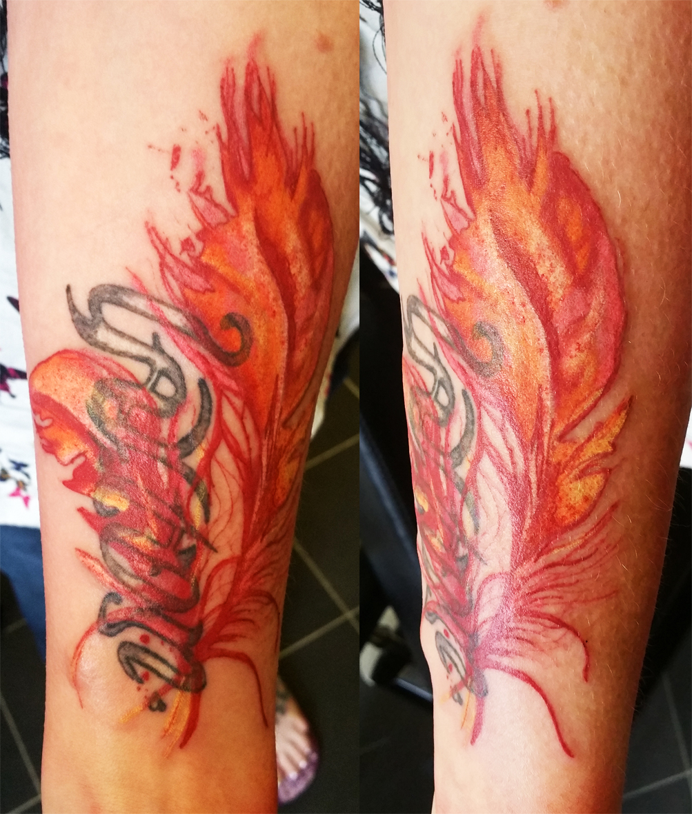 Watercolor Phoenix Tattoo Designs, Ideas and Meaning | Tattoos For You