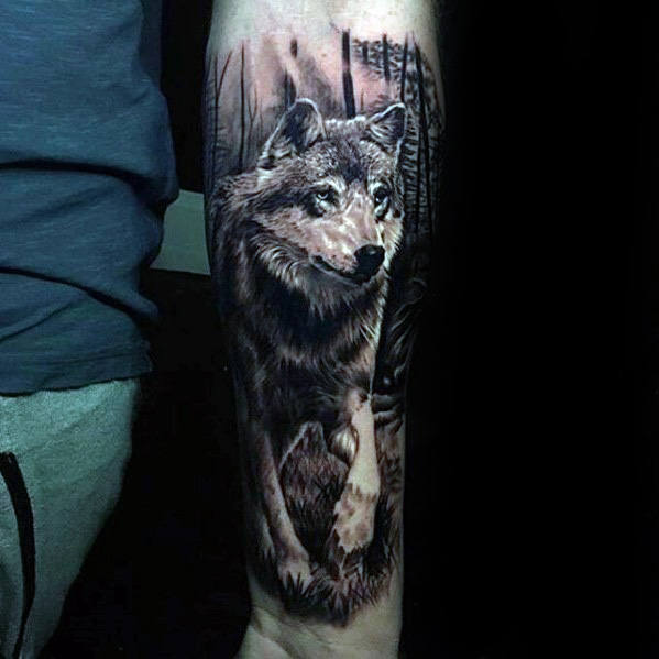 Wolf Forearm Tattoo Designs, Ideas and Meaning - Tattoos For You