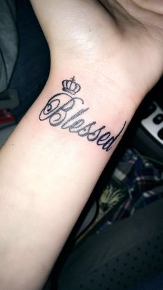 Blessed Wrist Tattoos Designs, Ideas and Meaning | Tattoos For You