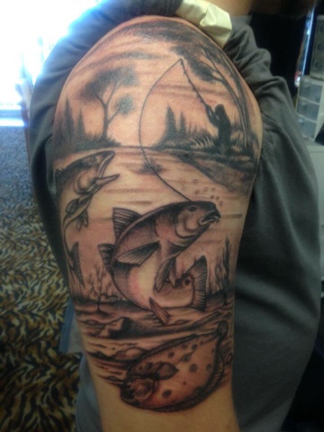 Fishing Tattoos Designs, Ideas and Meaning | Tattoos For You