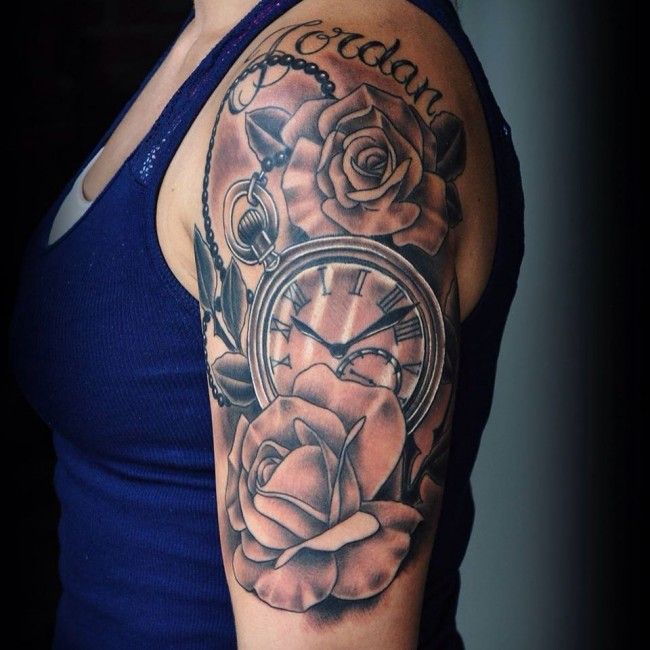 Mens Quarter Sleeve Tattoo