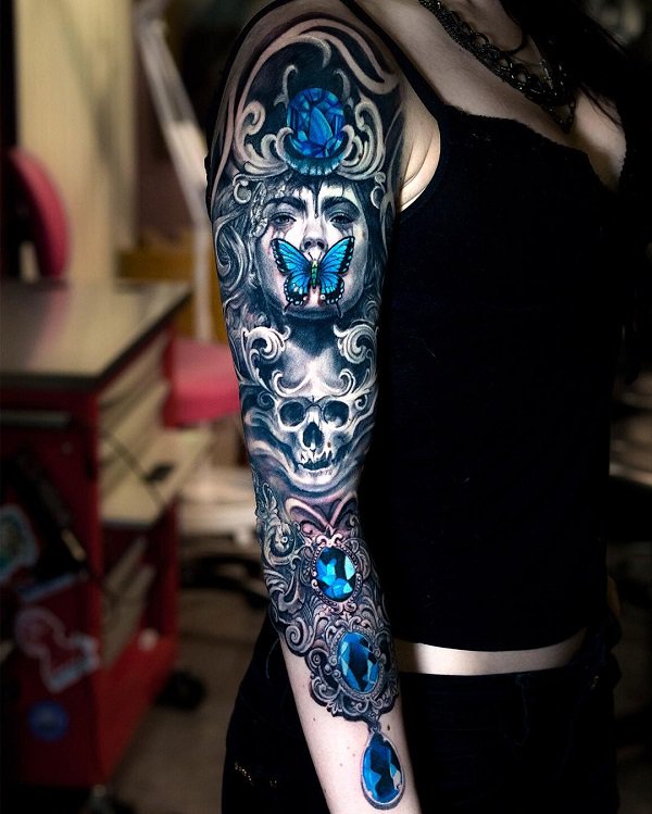 Sleeve Tattoos for Women Designs, Ideas and Meaning ...