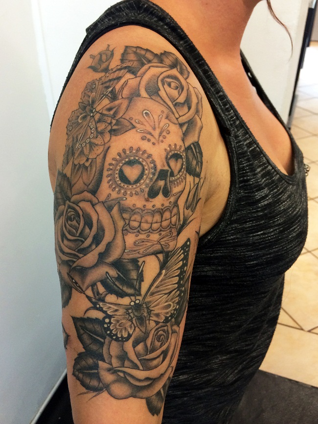 Skull Sleeve Tattoos Designs Ideas and Meaning Tattoos For You