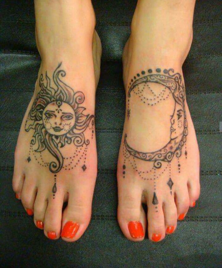Sun and Moon Tattoo Designs, Ideas and Meaning Tattoos