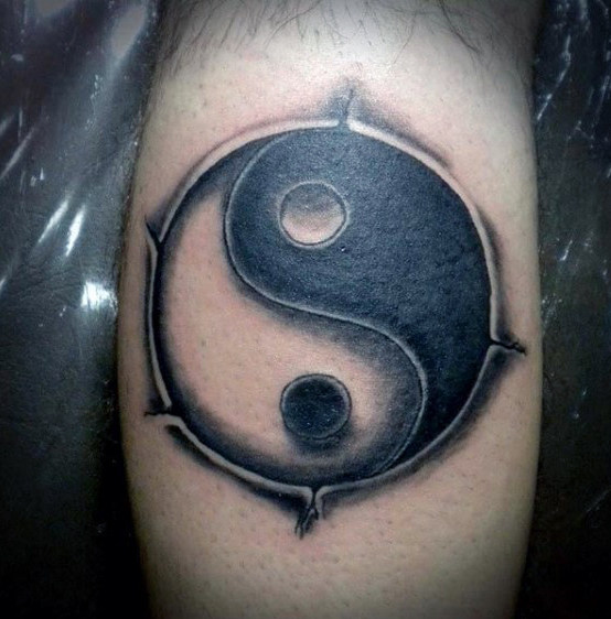 Yin Yang Symbol Tattoo
