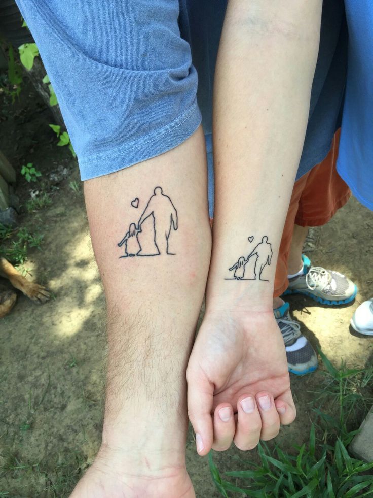 Father Daughter Tattoos Designs, Ideas and Meaning | Tattoos For You