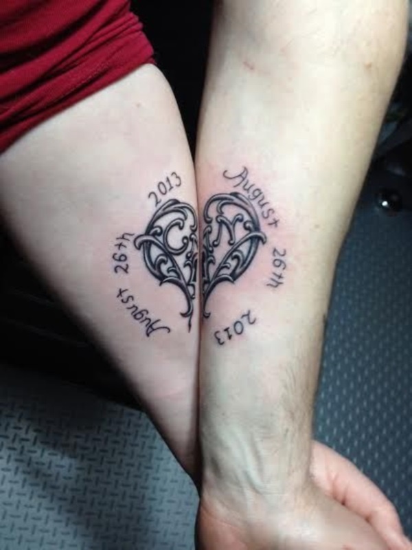 Husband and Wife Tattoos Designs