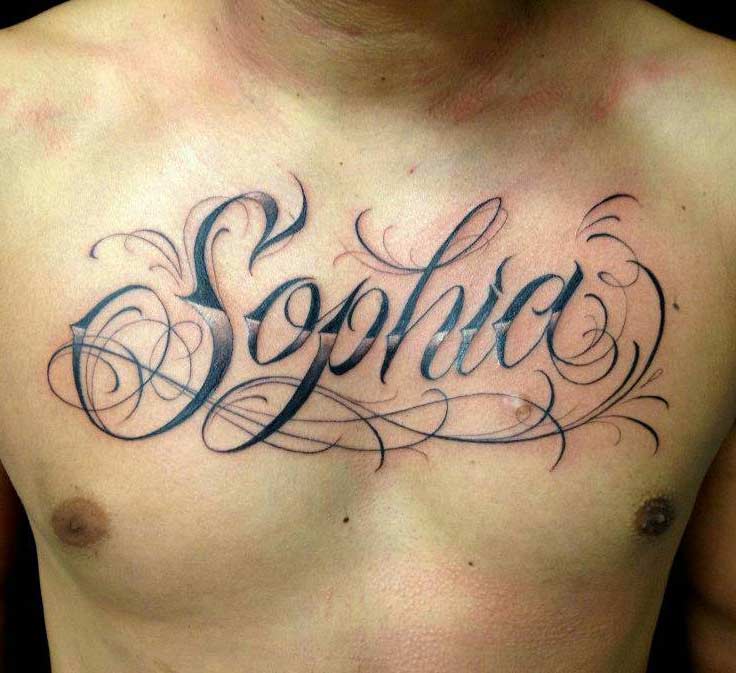 Name Tattoos for Men Designs, Ideas and Meaning | Tattoos ...