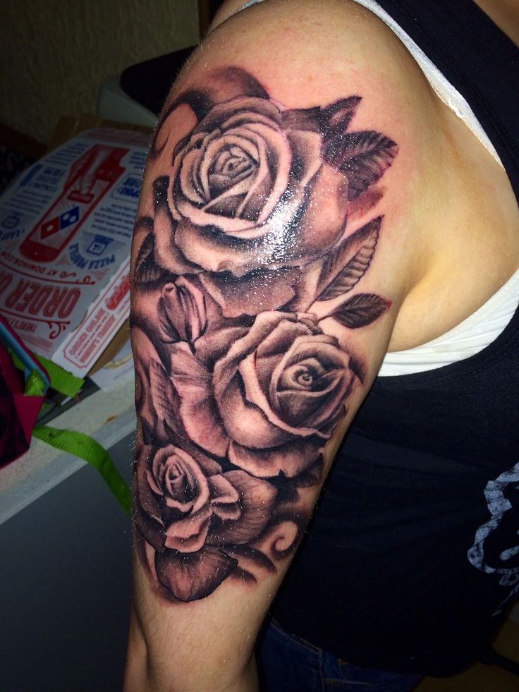 Rose Sleeve Tattoos Designs, Ideas and Meaning | Tattoos ...